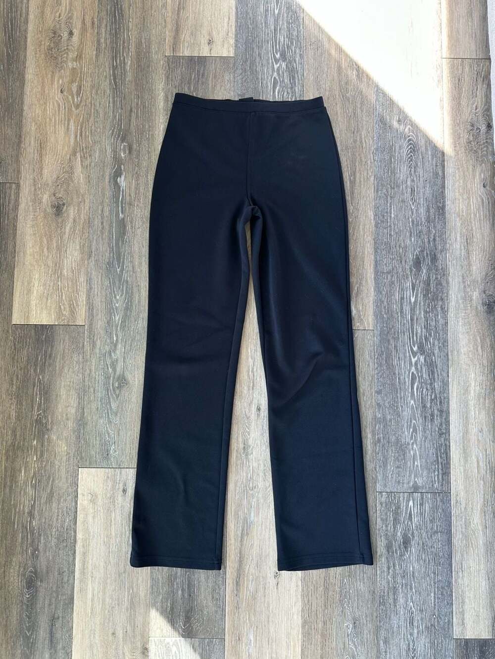 Vtg Y2K Mossimo Stretch Black Straight Leg Work Pants XS